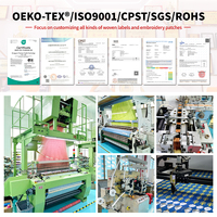 Patchs brodés personnalisés OEM en tissu sergé écologique, thermocollants, faible MOQ, pour vêtements, chapeaux et sacs