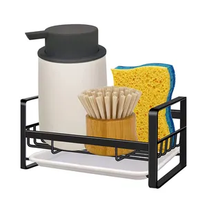 Bán sỉ giữ miếng bọt biển thanh-Tốt Nhất Tốt Bán Xà Phòng Chủ Nóng Lạnh Sponge Dish Caddy Bồn Rửa Nhà Bếp Truy Cập Tổ Chức