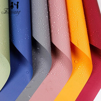 Kertas Pembungkus Bunga Matte Tahan Air Tebal Gaya Korea Elegan Warna Solid First Love Ouya