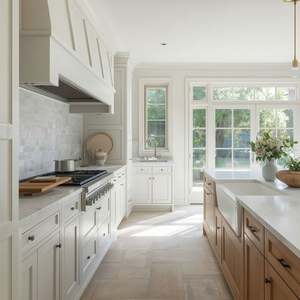 Meuble de cuisine moderne en bois massif assemblé, avec structure en MDF, évier, robinet, charnières, tiroirs et paniers, prix de gros - Product Image 5