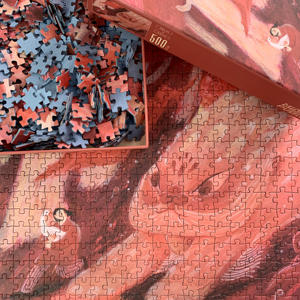 ตัวต่อจิ๊กซอว์การ์ตูนแบบกำหนดเองจากโรงงาน สำหรับการศึกษา แบบ DIY สำหรับทุกเพศ 1000 ชิ้น กระดานสีเทา เคลือบด้าน/เงา - Product Image 6