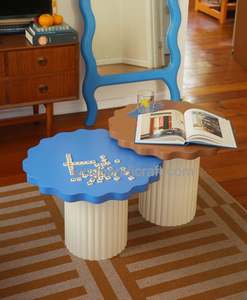 Mesa de centro de madera hecha a mano al por mayor, muebles de sala de estar modernos rústicos de madera maciza, suministro de fábrica de diseño personalizado OEM - Product Image 4