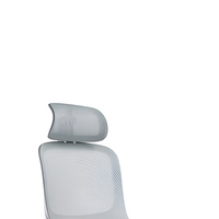 Chaise de bureau ergonomique moderne en maille avec siège pivotant réglable en hauteur et accoudoirs fixes pour espace de travail