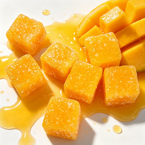 Bonbons gélifiés tendance <span class=keywords><strong>en</strong></span> forme de cube de mangue, saveur mangue dorée, avec jus de fruits naturels, bonbons mous <span class=keywords><strong>en</strong></span> forme de cube, vente <span class=keywords><strong>en</strong></span> gros - Product Image 2
