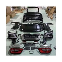 Kits de carrosserie pour Nissan Patrol Y62 2010-2019 Upgrade 2020 Style Avant Pare-chocs Arrière Aile Capot Phares Feux Arrière Porte Arrière