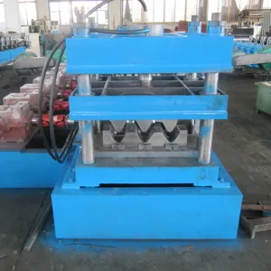 2023 Highway Guardrail Roll Former With Punching Hole W Beam Fence Steel Panel Galvanized Roll Forming Machine