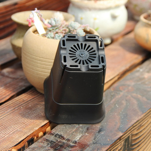 <span class=keywords><strong>Pot</strong></span> de fleurs en plastique noir pour pépinière, 1 pièce, pour plantes de jardin et semis, pépinière - Product Image 5