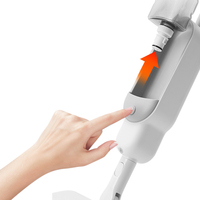 Serpillère à pulvérisation en microfibre JESUN avec bouteille détachable à une touche, serpillère plate à fine brume pour le nettoyage des sols en carrelage, bois et stratifié