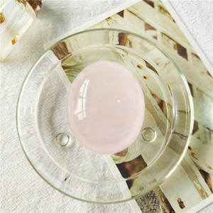 TANG, venta al por mayor, cristales curativos pulidos naturales, amatista, cuarzo rosa, piedra <span class=keywords><strong>de</strong></span> Palma para decoraciones navideñas - Product Image 3
