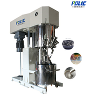 Mélangeur planétaire double Chine Polyc 500L, machine de dispersion pour peinture, mélangeur planétaire pour adhésif, silicone, mastic