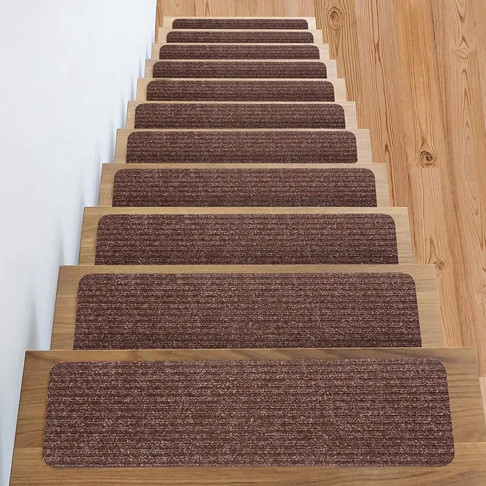 QIANQIAO – tapis antidérapant en polyester, style personnalisé, tapis antidérapant pour marches d'escalier