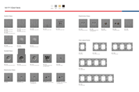 Interruptores de Luz Eléctricos Inteligentes Personalizados de 4 Vías y 10A, Panel de Enchufes para PC, Estándar UK, US, EU, Interruptores de Pared