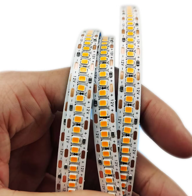 SMD 2835 Flexible Led Light Strip 240 Leds/m DC12V 24V 8MM 10MM Width 3000k 4000k 6500k IP20 Smart LED Strip for Indoor Lighting