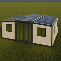 WinFair Chine Luxe de deux chambres à coucher Indonésie Mini préfabriqué Mobile préfabriqué 20Ft Conteneur solaire Maison modulaire pliante à vendre