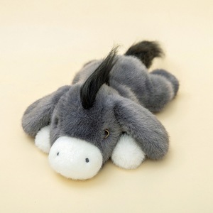 Peluche âne réaliste personnalisée CE CPC, jouet en peluche animal de la ferme moelleux, âne couché en peluche, vente en gros, fournisseur OEM ODM - Product Image 5
