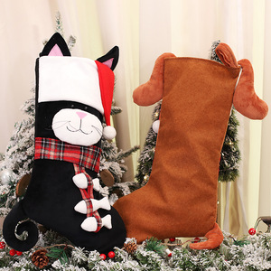Cute Cat Dog Candy <b>Bags</b> with Hanging Pendants Eco-Friendly Christmas Party Supplies <b>Xmas</b> Ornaments for Fireplace Tree Decor - Product Image 4