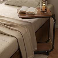 Table basse amovible en pierre pour salon, petite table d'appoint moderne et simple pour appartement, chariot de rangement