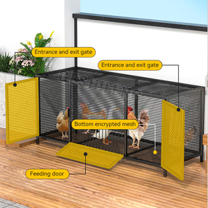 80cm 100cm 130cm 150cm alta calidad hierro aves pollo capa 15 pollos gallinas jaulas para la venta - Product Image 3