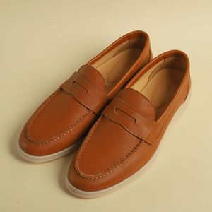 Chaussures Oxford classiques à lacets en cuir de qualité supérieure, chaussures habillées formelles pour le bureau - Product Image 3