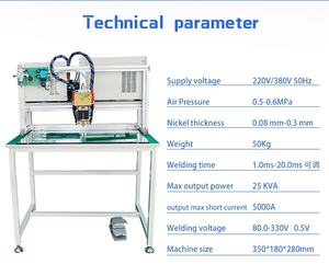 10000A/8000A Manual Spot <b>Welding</b> Machine 18650/26650/32650 Cylindrical Battery Pack Assembly for Battery Tab Welder - Product Image 5