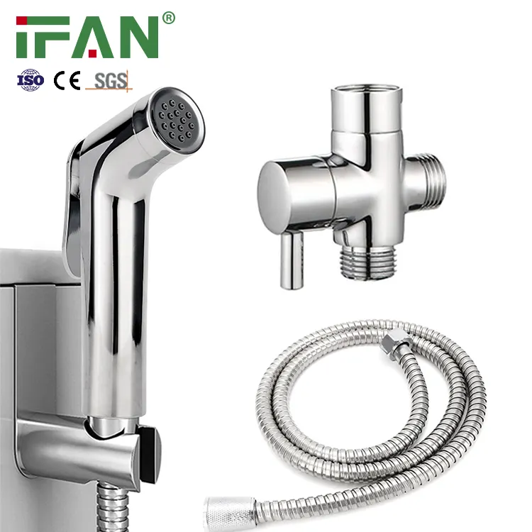 IFAN a buon mercato Shattaf Bidet rubinetto doccia sanitari musulmani in acciaio inox mano Bidet comprare casa Jet Bidet spruzzatore per WC