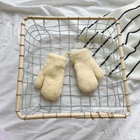 Guantes Suaves y Acogedores para Bebé, de Algodón/Spandex, Largos hasta la Muñeca, para Mantener las Manitas Cálidas en Invierno, con Banda para el Cuello y Cubre Dedos