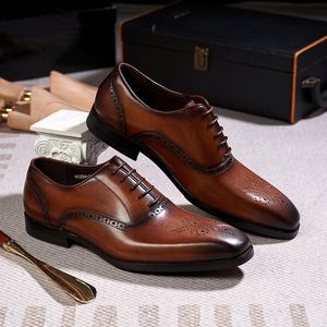 Zapatos Oxford Clásicos de Negocios para Hombre, Transpirables, Antideslizantes, Ligeros, Formales, para Oficina, Boda, Banquete, Otoño, con Diseño de Grafiti - Product Image 1