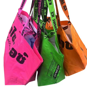 <strong>2026</strong> Batch <strong>production</strong> of eco-reusable laminated PP woven <strong>promotional</strong> shopping bags with customer logo - Product Image 2