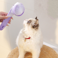 Brosse de toilettage pour animaux de compagnie en gros, en plastique écologique, pour le massage des chiens, auto-nettoyante, outils de toilettage
