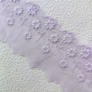 Nouveauté, ruban en dentelle brodée florale multicolore de 5,5 cm pour la décoration de robes, 16 yards - Product Image 5