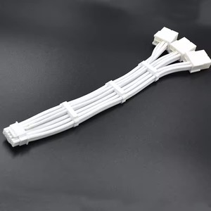 Cable PCIE 3x8Pin Hembra a 16 Pines (12+4) PCI-e 5.0 12VHPWR con 3 Peines para Cables, Compatible con GPU RTX 3090Ti 4070Ti <span class=keywords><strong>4080</strong></span> - Product Image 1