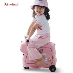 กระเป๋าเดินทางเด็ก <span class=keywords><strong>Airwheel</strong></span> SQ3 กระเป๋าเดินทางล้อลากสำหรับเด็ก น้ำหนักเบา ขายส่ง กระเป๋าเดินทางเด็กแบบวินเทจ ล้อหมุนได้ สำหรับเด็กผู้หญิง - Product Image 3