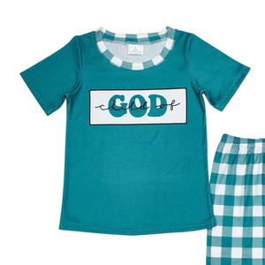 ชุดเสื้อผ้าสำหรับเด็กผู้ชายตัวน้อยแขนยาวลายแถบสีฟ้าสำหรับเทศกาลคริสต์มาสชุดเสื้อผ้าสำหรับฤดูใบไม้ร่วง - Product Image 5