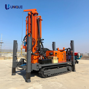 เครื่องเจาะบ่อน้ำไฮดรอลิกแบบติดตั้งบนรถตีนตะขาบ UNIQUE 200 ม. - Product Image 2