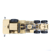 Camion RC HG-P802 PRO avec lumières et son, 1/12, 2.4G, M983, 739 mm, jouet télécommandé, camion RC 8x8, tracteur, sans batterie ni chargeur