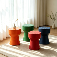Nouvelle Arrivée Table de Chevet Métallique Colorée OEM Anti-Rouille pour Chambre, Salon, Zone de Jeu et Décoration Intérieure