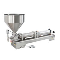 Nouvelle machine de remplissage semi-automatique 2026 pour liquides et pâtes, remplisseuse industrielle haute précision pneumatique pour cosmétiques et boissons