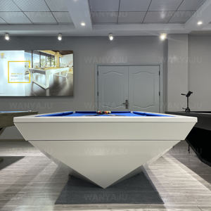 Nuevos diseños personalizados para interiores, Piano <span class=keywords><strong>blanca</strong></span> con acabado <span class=keywords><strong>de</strong></span> <span class=keywords><strong>mesa</strong></span> <span class=keywords><strong>de</strong></span> billar, <span class=keywords><strong>mesa</strong></span> <span class=keywords><strong>de</strong></span> billar moderna <span class=keywords><strong>de</strong></span> lujo 3 en 1 para comedor, <span class=keywords><strong>mesa</strong></span> <span class=keywords><strong>de</strong></span> billar <span class=keywords><strong>de</strong></span> 9 pies, 8 pies, 7 pies - Product Image 3