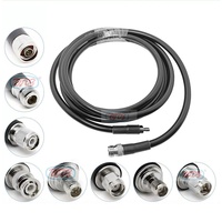Connecteur mâle N 50 ohms vers prise femelle N pour câble LMR400 LMR 400, assemblage de câble coaxial RF, fabrication OEM
