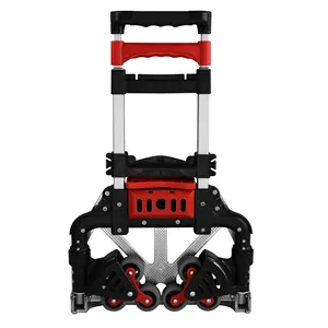 Carretilla de Mano de Seis Ruedas para Subir Escaleras, Carrito de Compras Portátil, Carrito de Equipaje, 150 Libras - Product Image 3