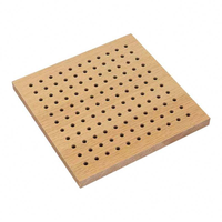 Panneaux acoustiques en bois insonorisants décoratifs perforés de plaque de 2400 1220mm