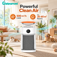Purificateur d'air intelligent de conception nordique OEM pour voiture, maison, bureau, chambre, élimination des odeurs de bébé et d'animaux domestiques
