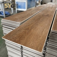 Umweltfreundlicher 182x1220mm 5mm 6mm SPC Vinyl-Klickboden