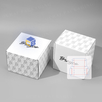 Mini boîte de papier de carton ondulé pliable personnalisée Emballage de produit écologique Petites boîtes pour paquet cadeau