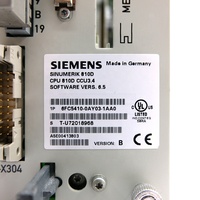 Unidad de Control CNC Original Siemens 6FC5410-0AY03-1AA0 CCU3.4 SINUMERIK 810DE CCU3.4