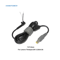 Câble d'alimentation DC 4,5x3,0 mm 4,5*3,0 MM pour chargeur d'ordinateur portable Dell Ultrabook, alimentation, cordon DC