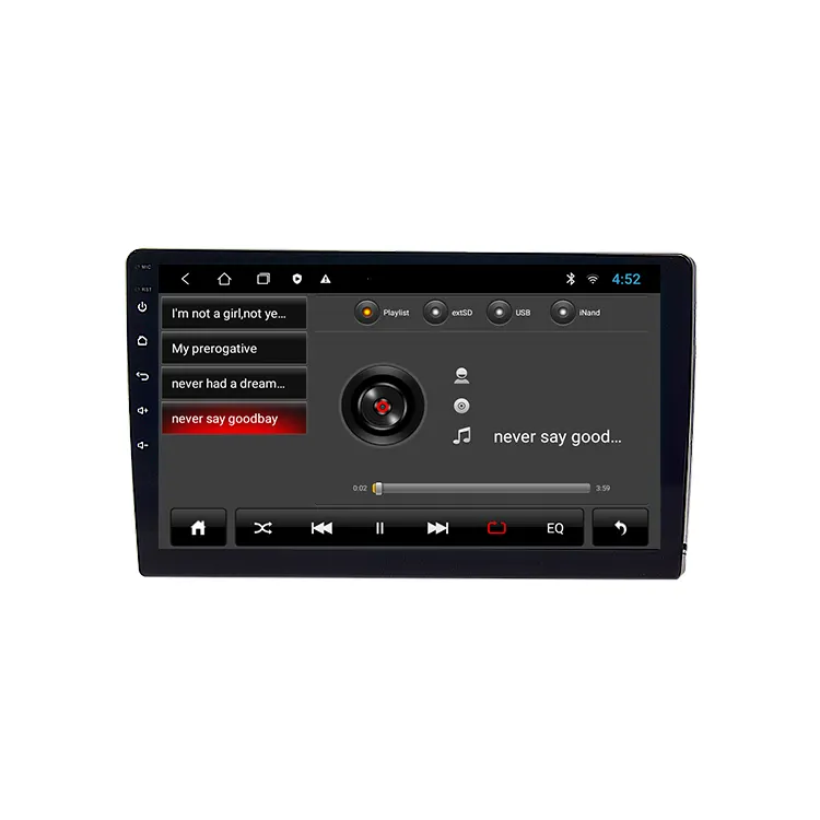 FM 4G Double Din Universal Single Din 9 Zoll CD Stereo Android Auto DVD-Player Din Multimedia Carplay Autoradio