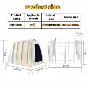 Piccolo vitello hutch mucca capannone gabbie <span class=keywords><strong>per</strong></span> il bestiame casa di vitello <span class=keywords><strong>per</strong></span> attrezzature di allevamento - Product Image 2