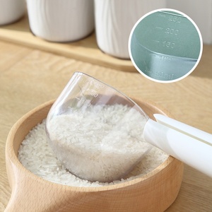 EVEFU Cuchara Medidora Multifuncional de Plástico ABS Transparente para Arroz, Harina, Alimentos para Mascotas y Granos - Product Image 4
