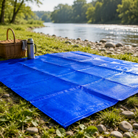 Bâche en rouleau enduite imperméable robuste en PE pour camions, camping, jardins et mobilier de patio, vente en gros, usine YRH